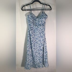 Jessica Simpson Women's Blue and White Dress Zize XS